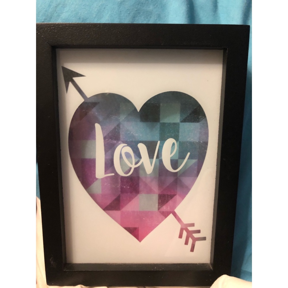 “love” shadow box